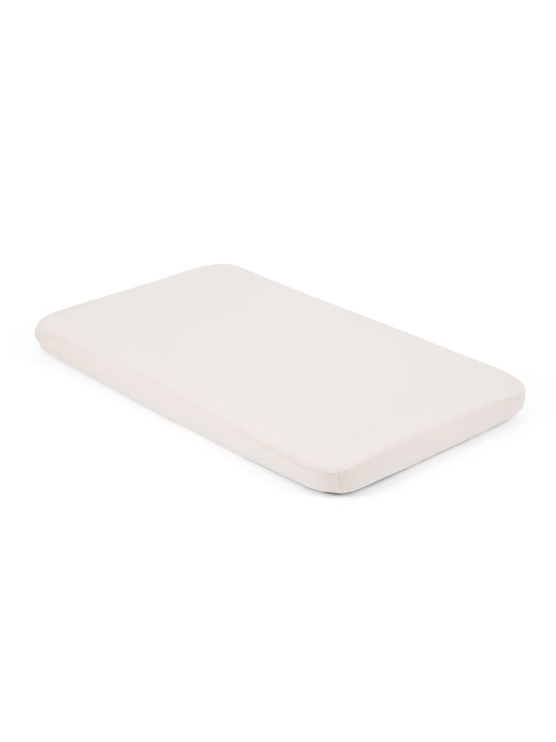 Joie White Moonbeam Roomie Glide cotton fitted sheet, UK version