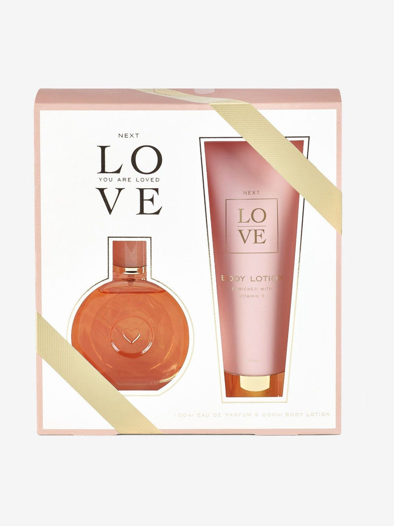 Love perfume and body lotion gift set 100ml and 200ml, UK version