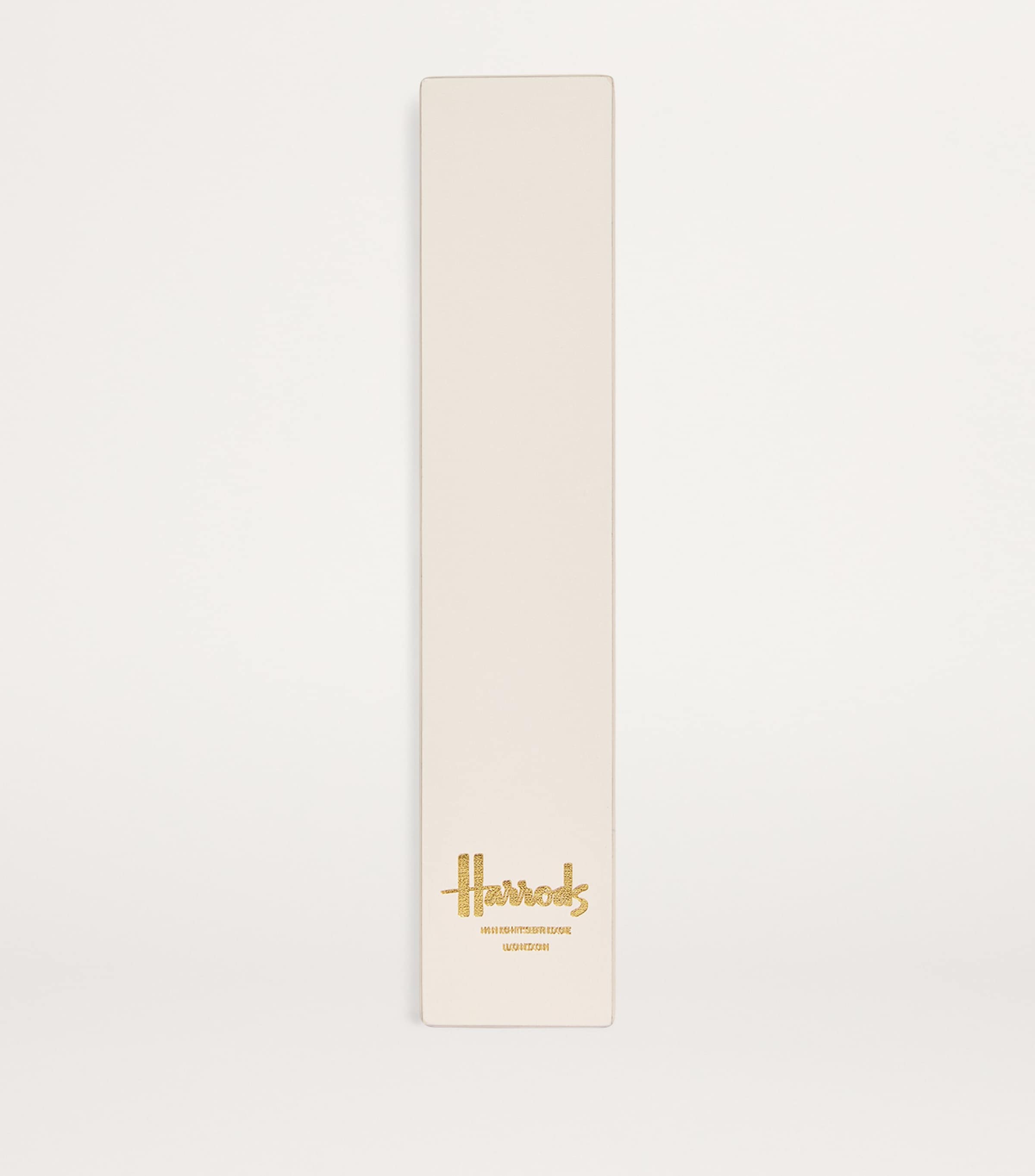 Harrods Leather Embossed-Logo Bookmark