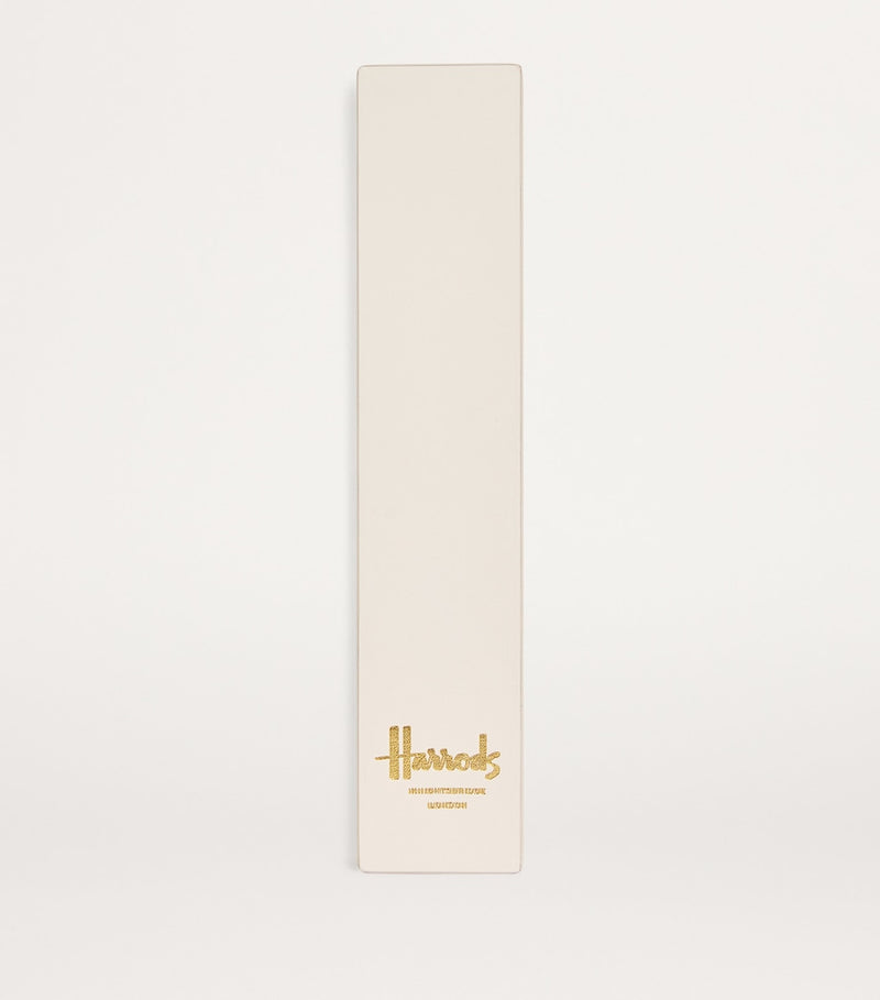Harrods Leather Embossed-Logo Bookmark