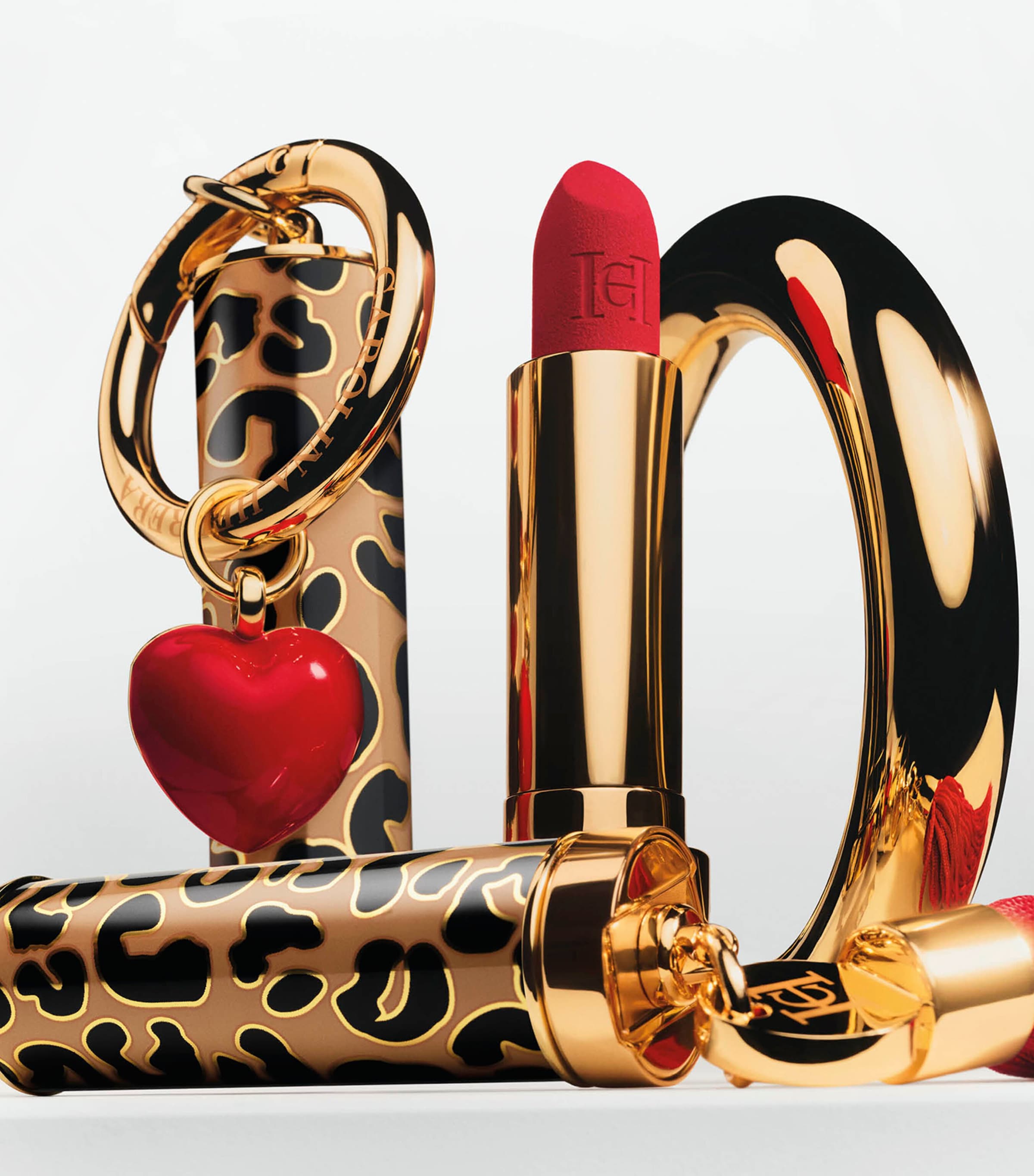 Carolina Herrera leopard print lipstick cap - British product