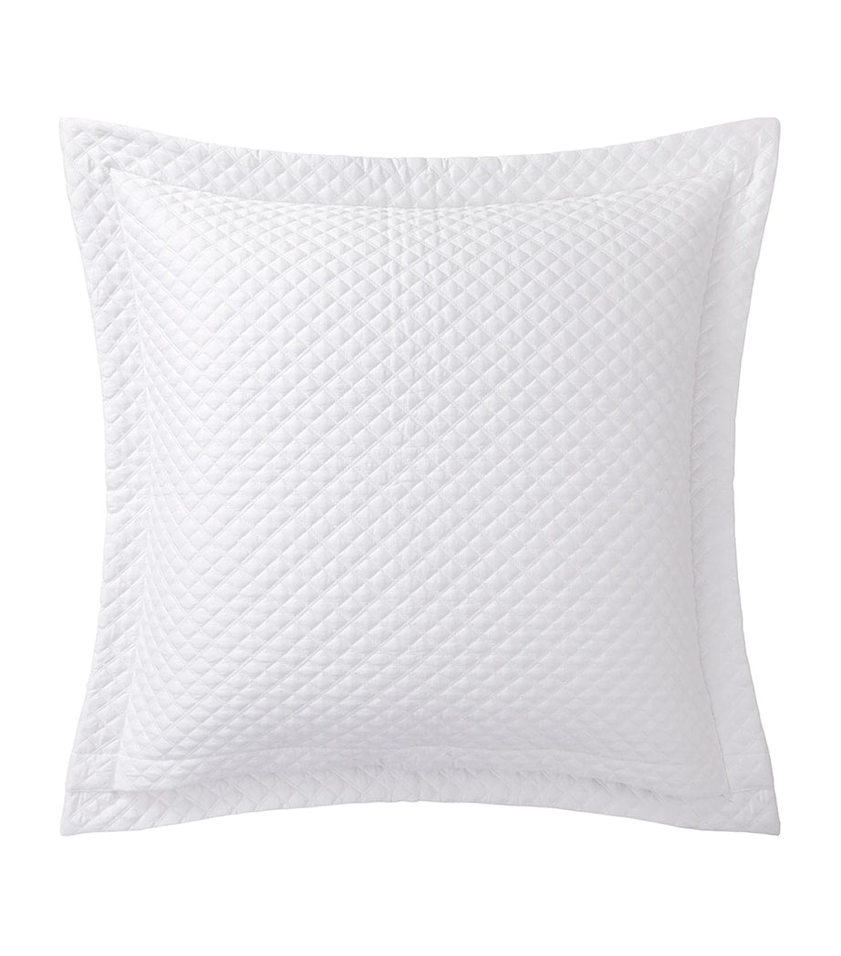 Ralph Lauren Home cotton argyle square pillowcase 65cm x 65cm, imported from the UK