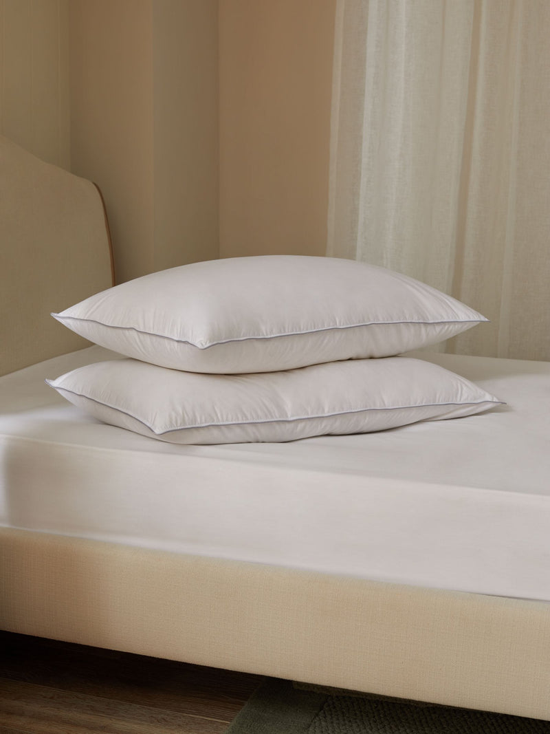 King size duck feather and down pillows, UK version