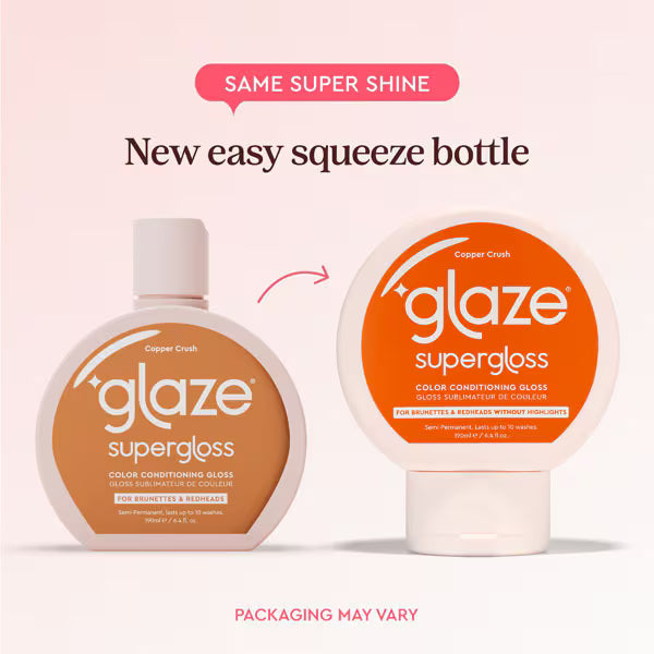 Glaze hair gloss copper crush 190ml, UK version