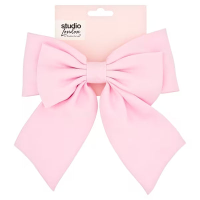 Studio London Bow Hair Clip Pink Hair Accessory