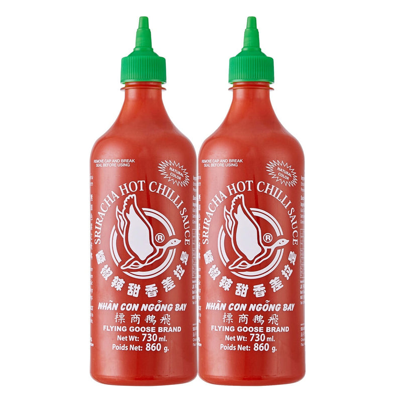 Flying Goose Sriracha Hot Chilli Sauce 2 x 730ml - British product