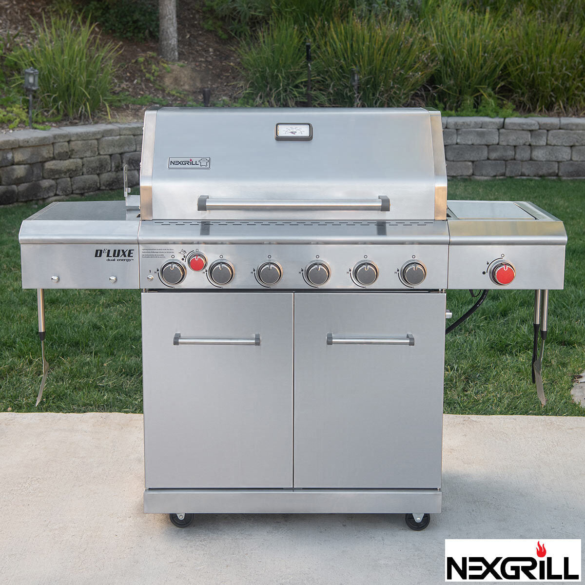 Nexgrill gas barbecue with 7 burners 70kg, imported from the UK