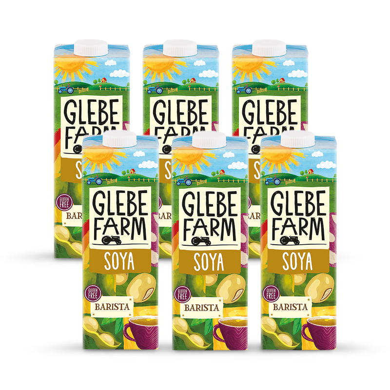 Glebe Farm Barista Soya Milk 6x 1L - British product