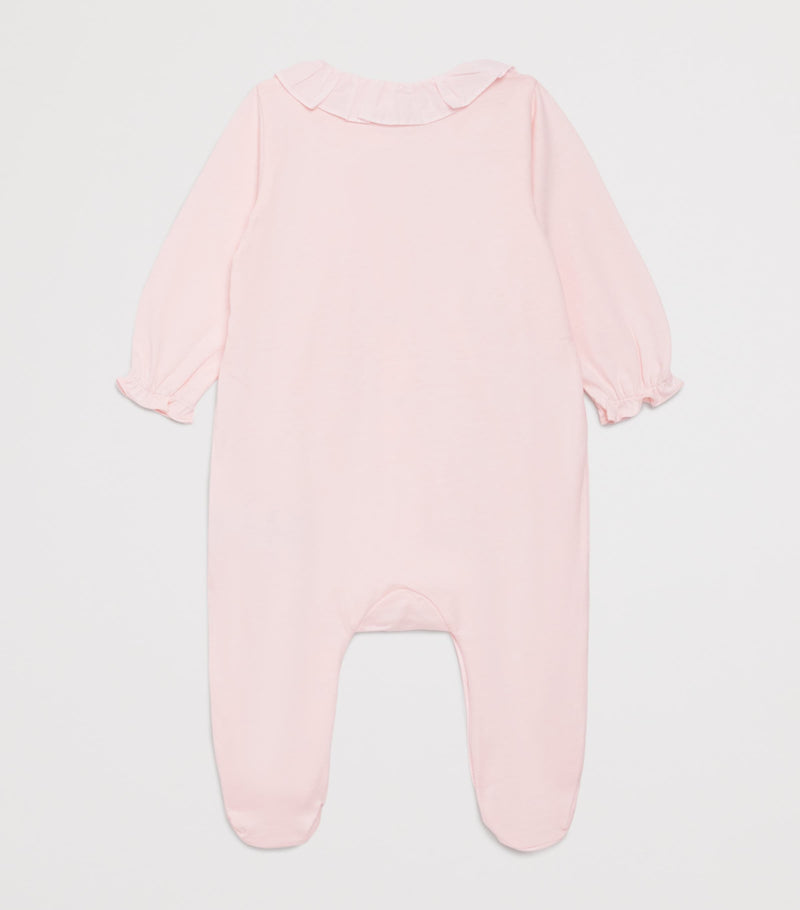 Tartine et Chocolat cotton frill-collar all-in-one baby 0-24 months (British brand)