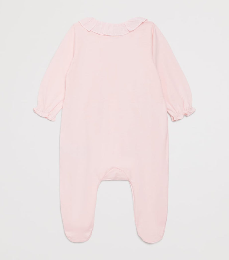 Tartine et Chocolat cotton frill-collar all-in-one baby 0-24 months (British brand)