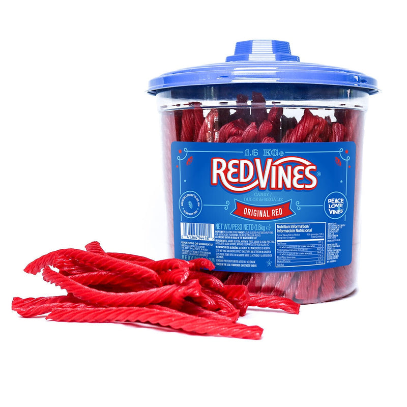 Red Vines Original Twists 1.6kg, imported from the UK
