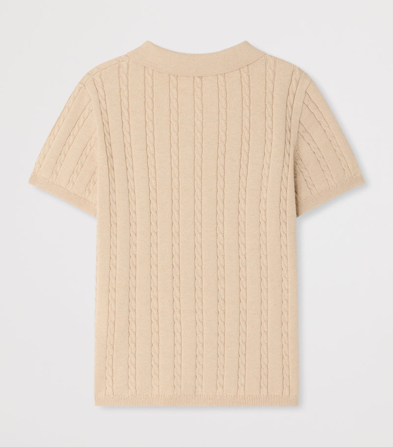 Bonpoint cotton-cashmere polo shirt 10-14 years - British product