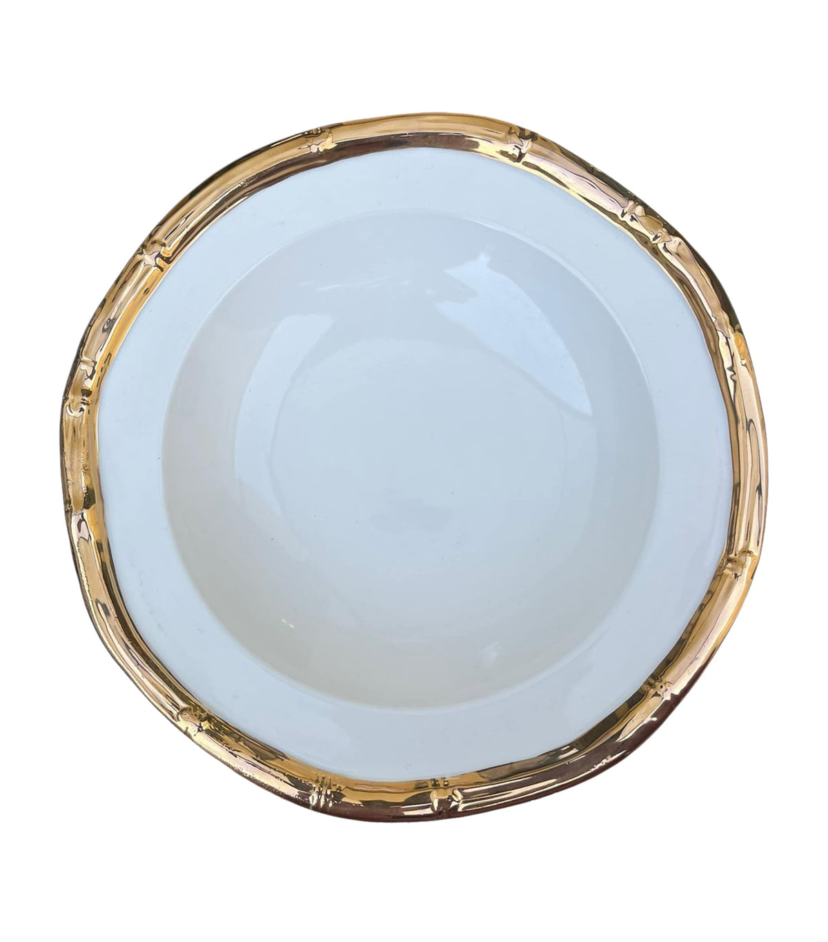 Les Ottomans ceramic bamboo bowl 23cm, UK version