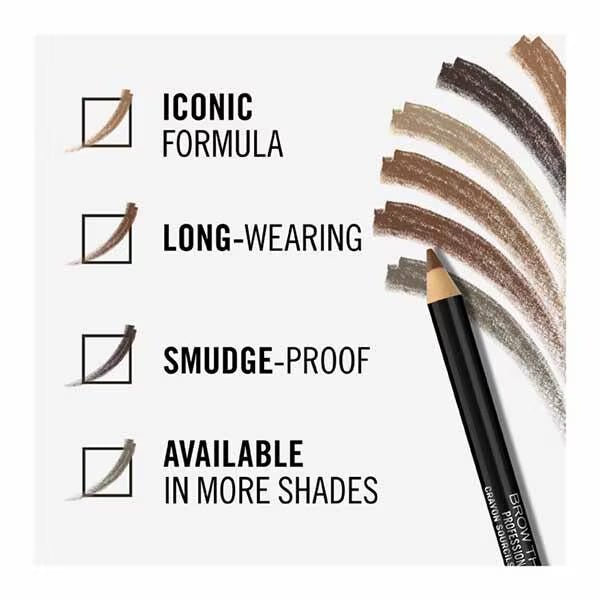 Rimmel eyebrow brow pencil black brown imported from the UK