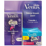 Gillette Venus Swirl Razor Manual Razor for women, UK version
