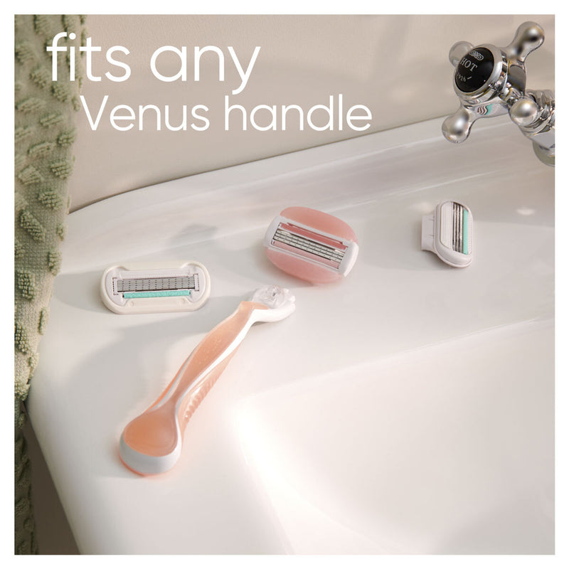 Gillette Venus razor blades two varieties, UK version
