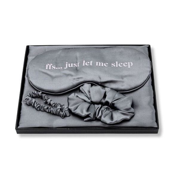 FFS Beauty Satin Sleep Set - Silver