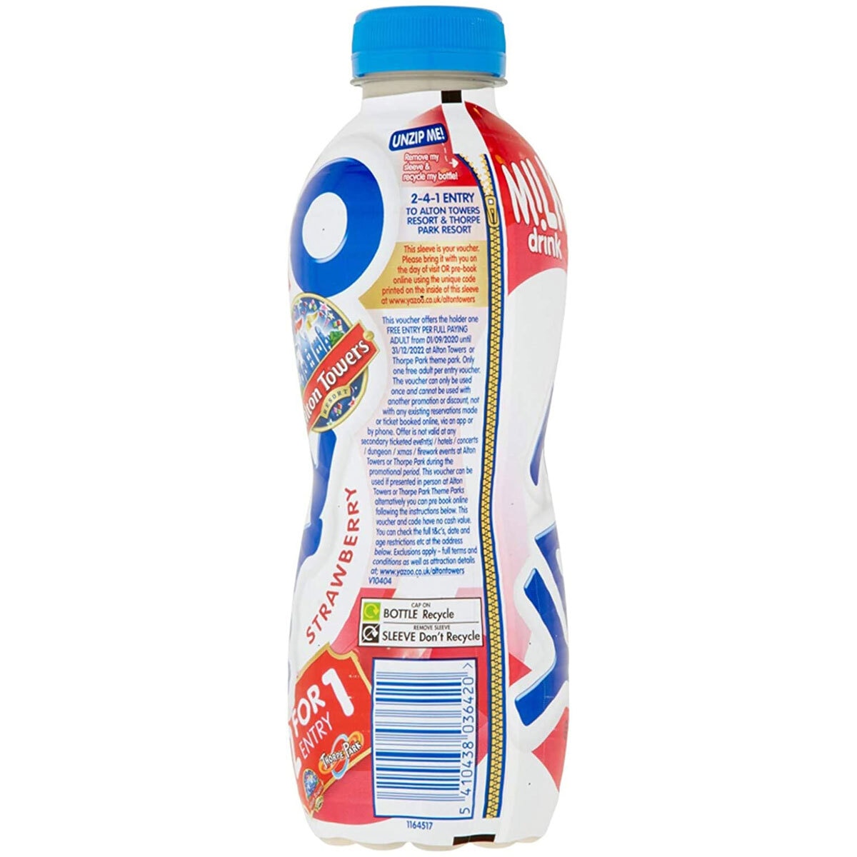 Yazoo strawberry milkshake 10 x 400ml (British brand)