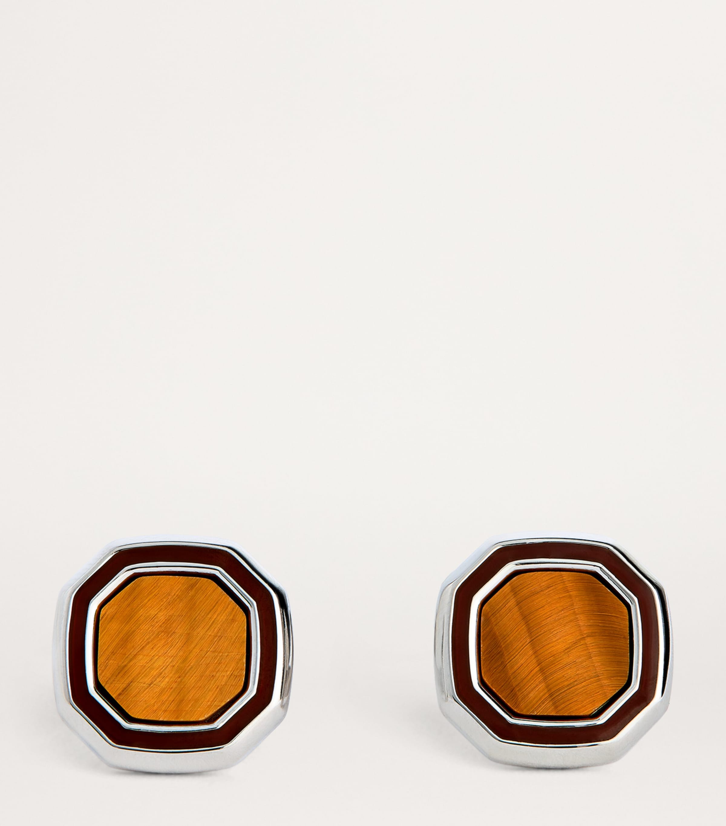 Tateossian palladium-plated pen and cufflinks set (British brand)