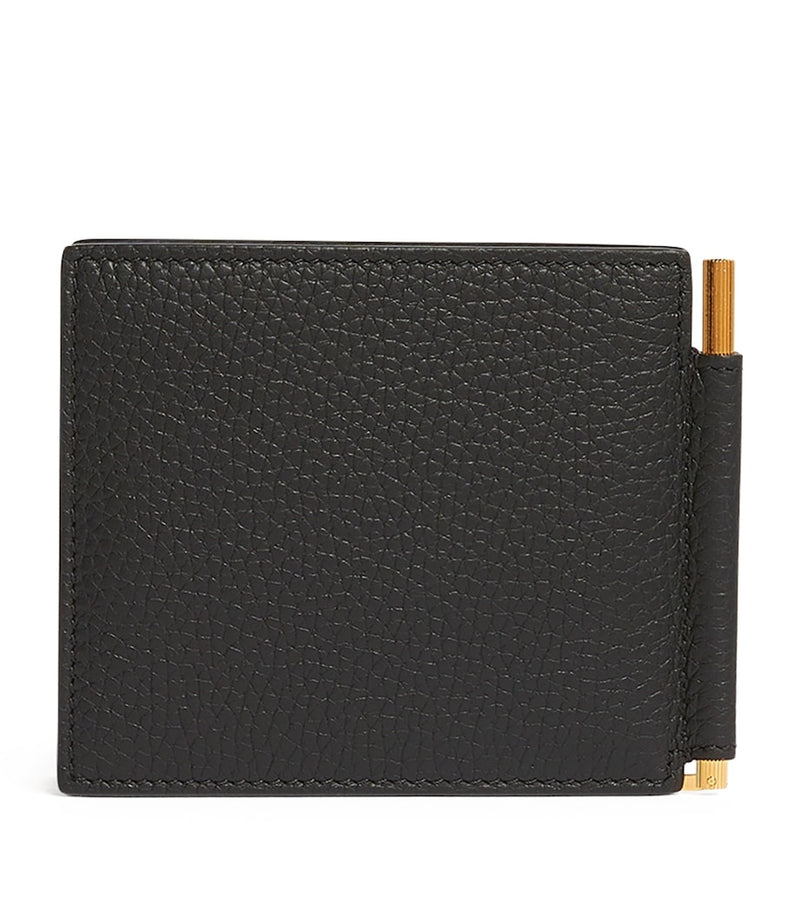 TOM FORD Leather Money Clip Wallet