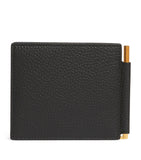 TOM FORD Leather Money Clip Wallet