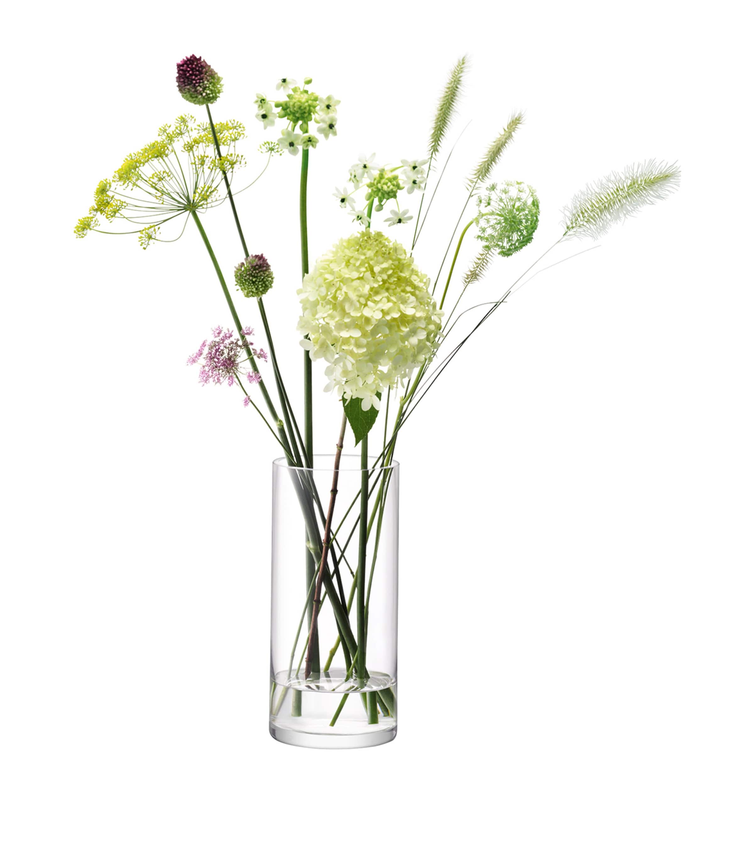 LSA International Glass Column Vase 28cm, UK version