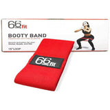 66fit Booty Band Loops - Mediun (Red) - McGrocer