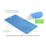 66fit Deluxe Aerobic Mat - Blue - 100cm x 50cm x 16mm - McGrocer