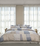 Schlossberg Cotton Melvin Super King Duvet Cover 260cm x 220cm (British brand)