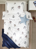 NEXT White Disney Marvel Avengers 100% cotton duvet cover and pillowcase set (British brand)