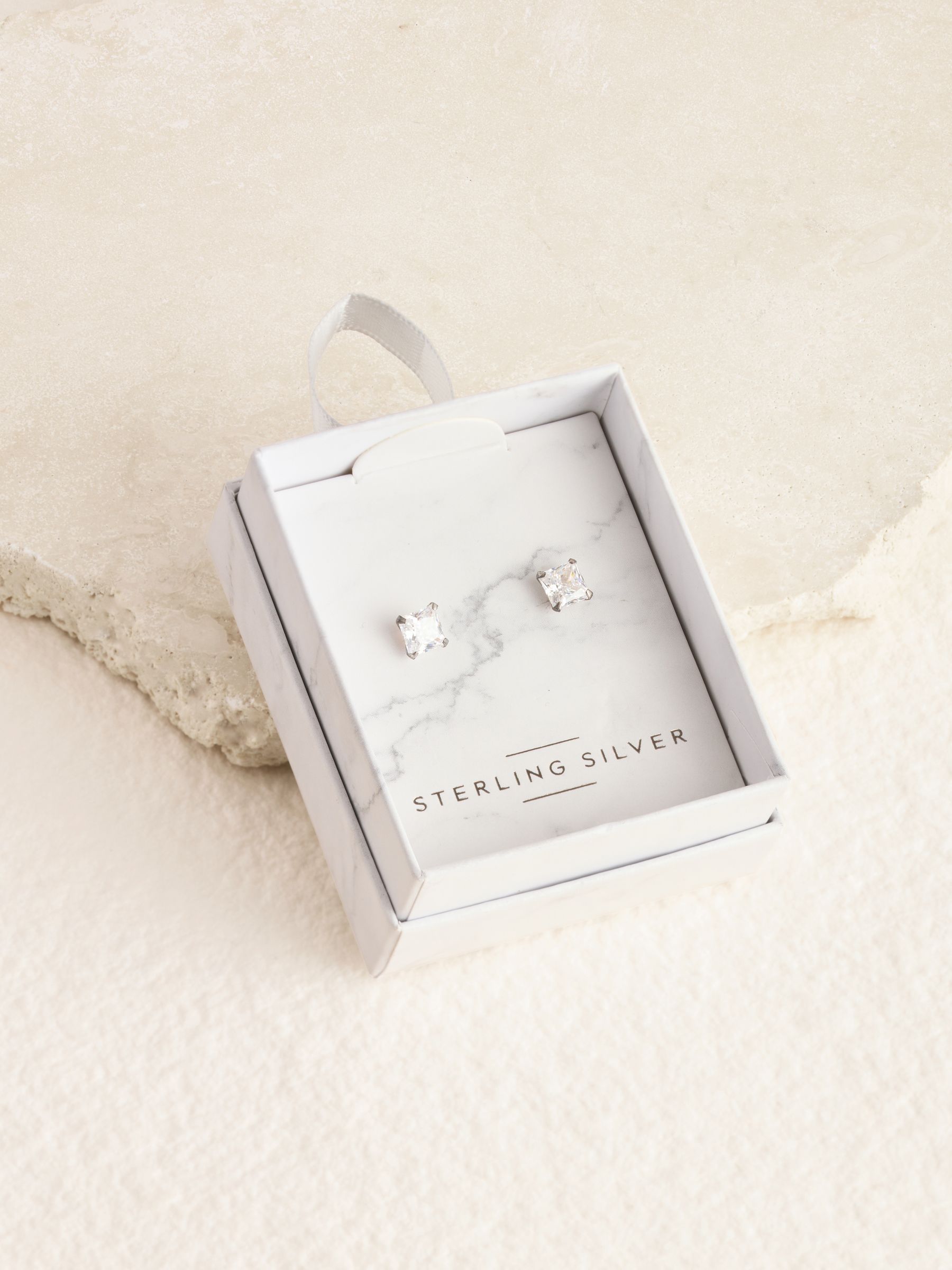 Sterling Silver Stud Earrings 0.5cm (British brand)
