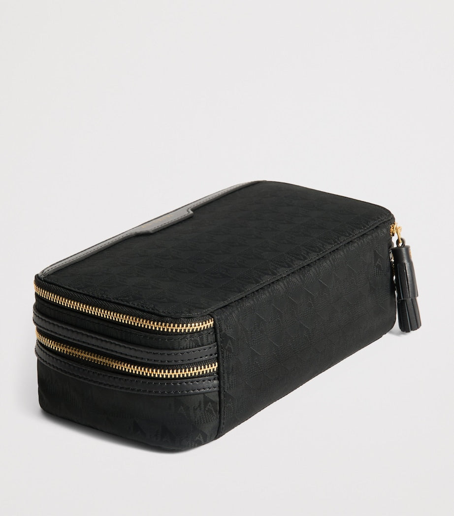 Anya Hindmarch Jacquard Logo Make-Up Pouch - British product
