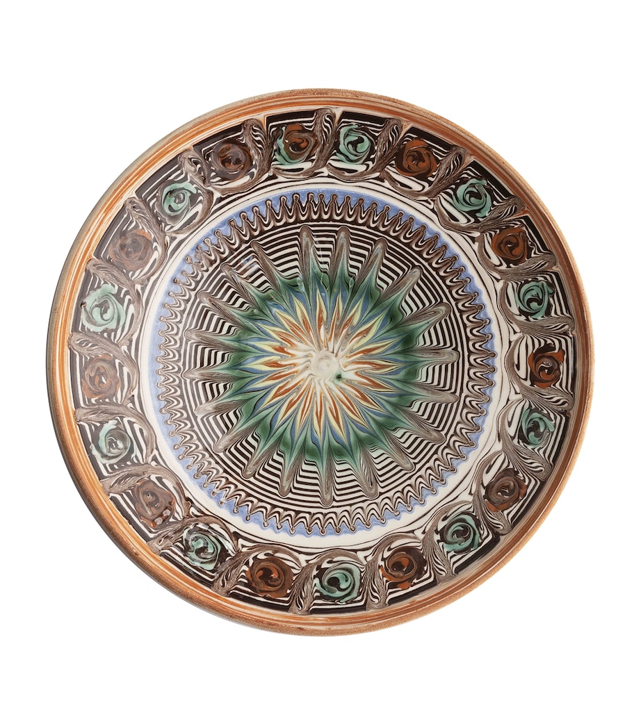Cabana Magazine Horezu ceramic plate 21cm - British product