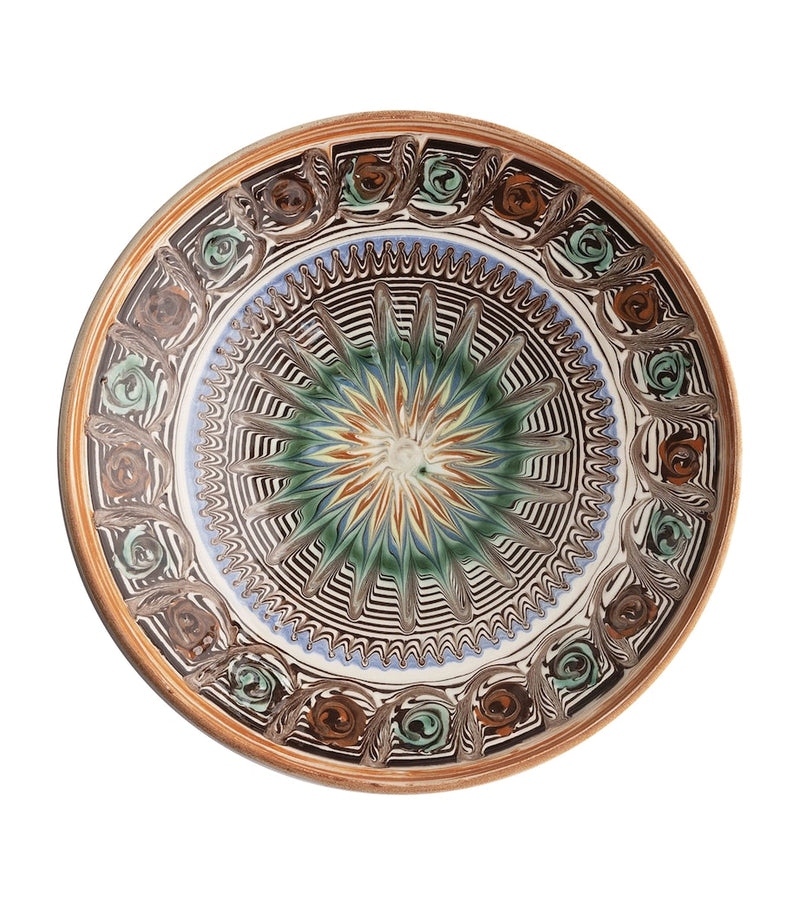 Cabana Magazine Horezu ceramic plate 21cm - British product