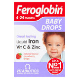 Vitabiotics Natural Flavour Strawberry 4-24 Months Baby Drops GOODS ASDA   