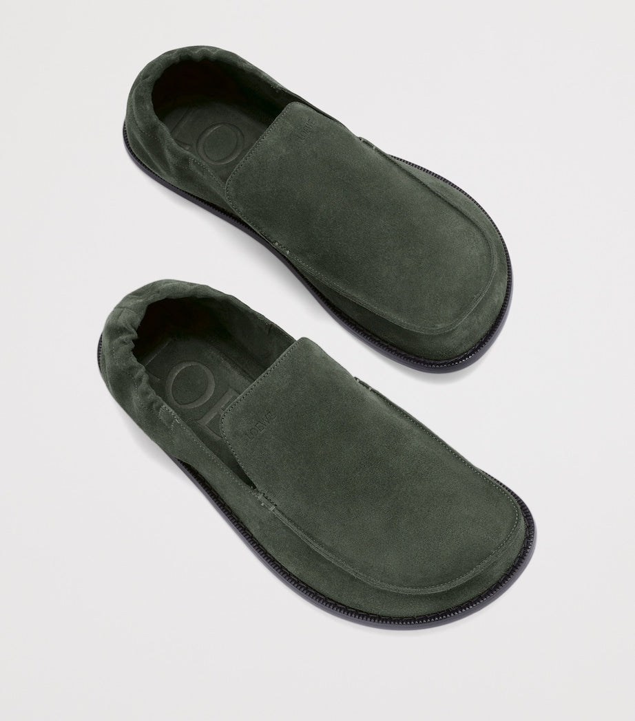 LOEWE Suede Flex loafers, UK version