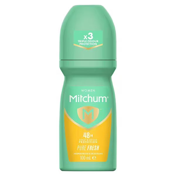 Mitchum Pure Fresh Anti-Perspirant Roll On 100ml, imported from the UK