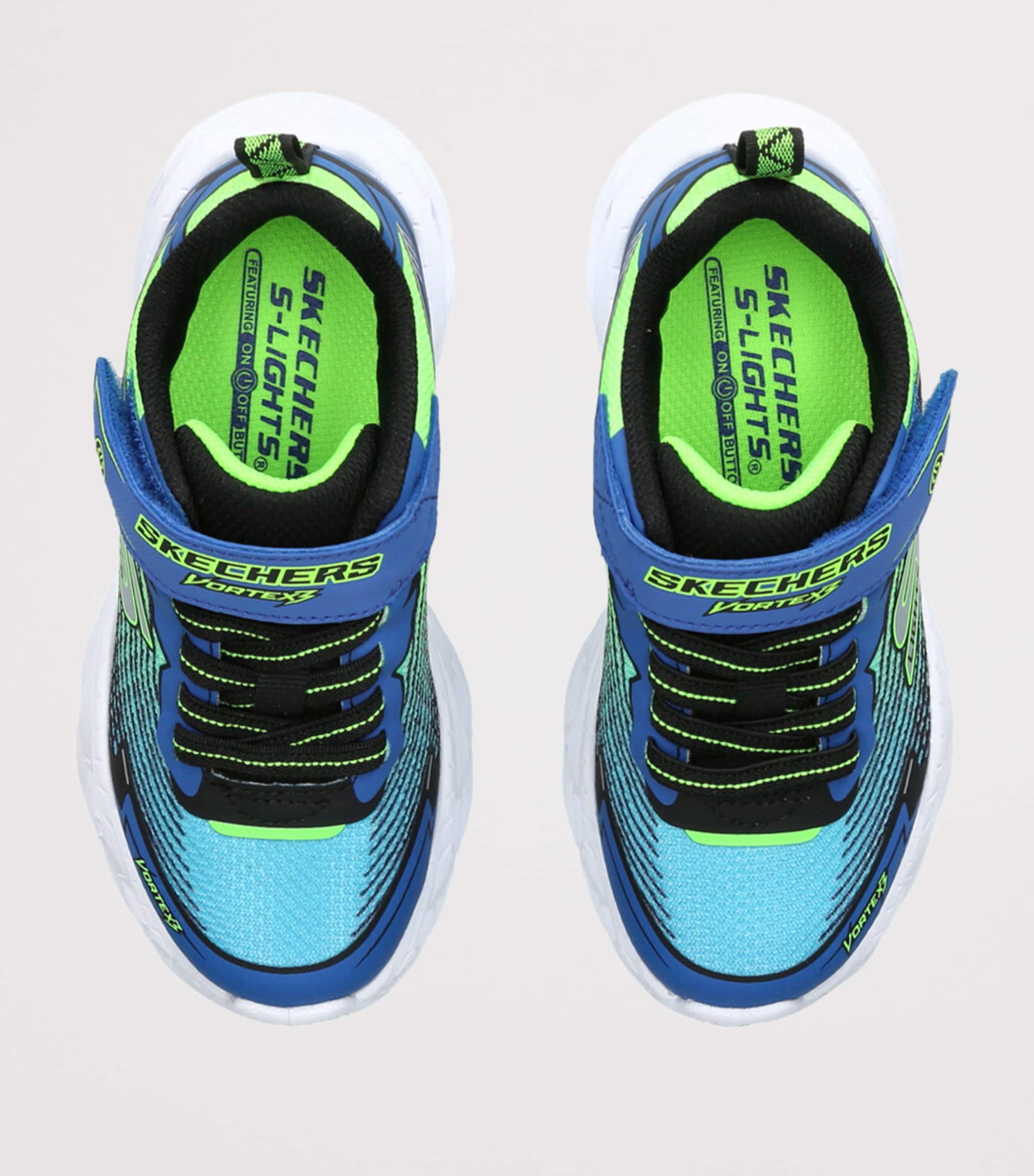 Skechers Vortex 3.0 light-up sneakers for active children (British brand)