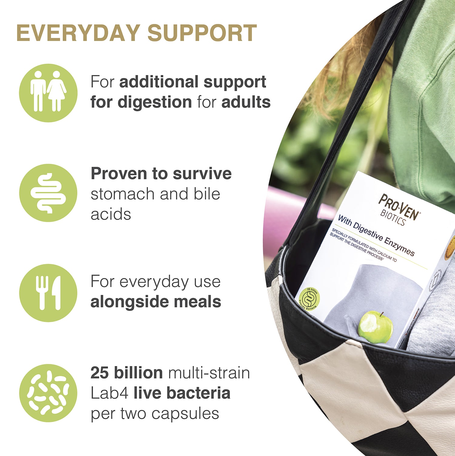 Pro-Ven Biotics acidophilus bifidus probiotic capsules 30 caps, imported from the UK