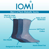 IOMI diabetic socks non elastic 6 pack, imported from the UK