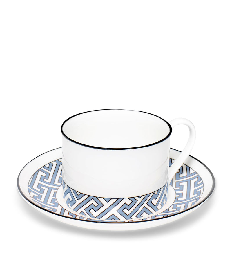 O.W.London Maze Teacup and Saucer