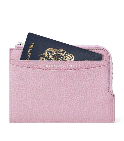 Aspinal of London Leather Zipped Travel Wallet
