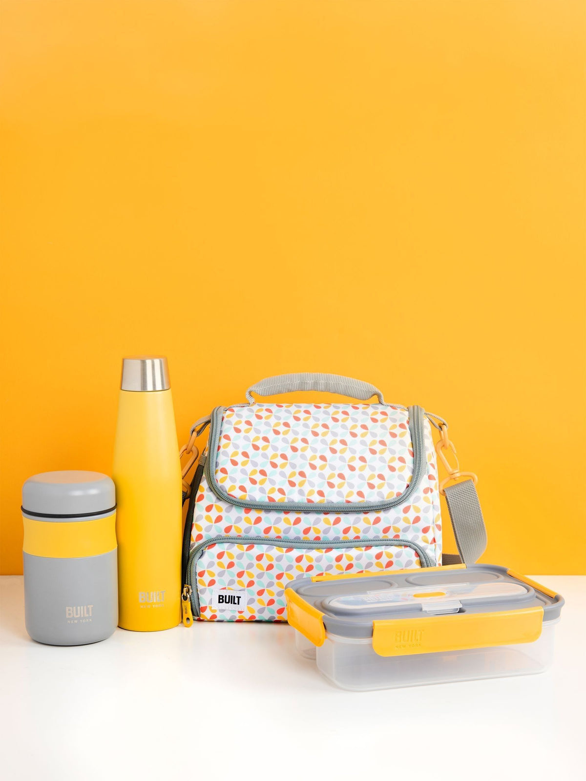 BUILT Grey Stylist lunch bag 6 litre - British product