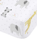 Catherine Lansfield Natural Roarsome single fitted sheet - British product