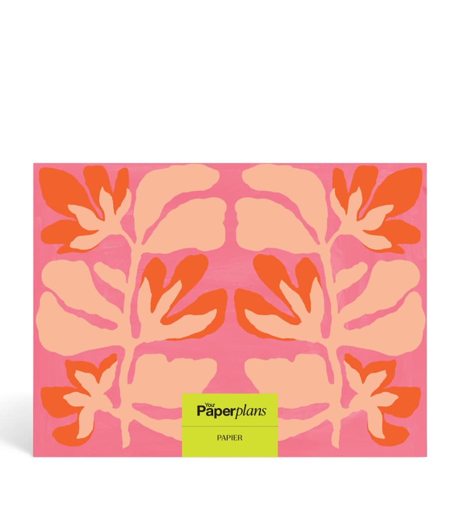 Papier Bright Floral Weekly Desk Planner