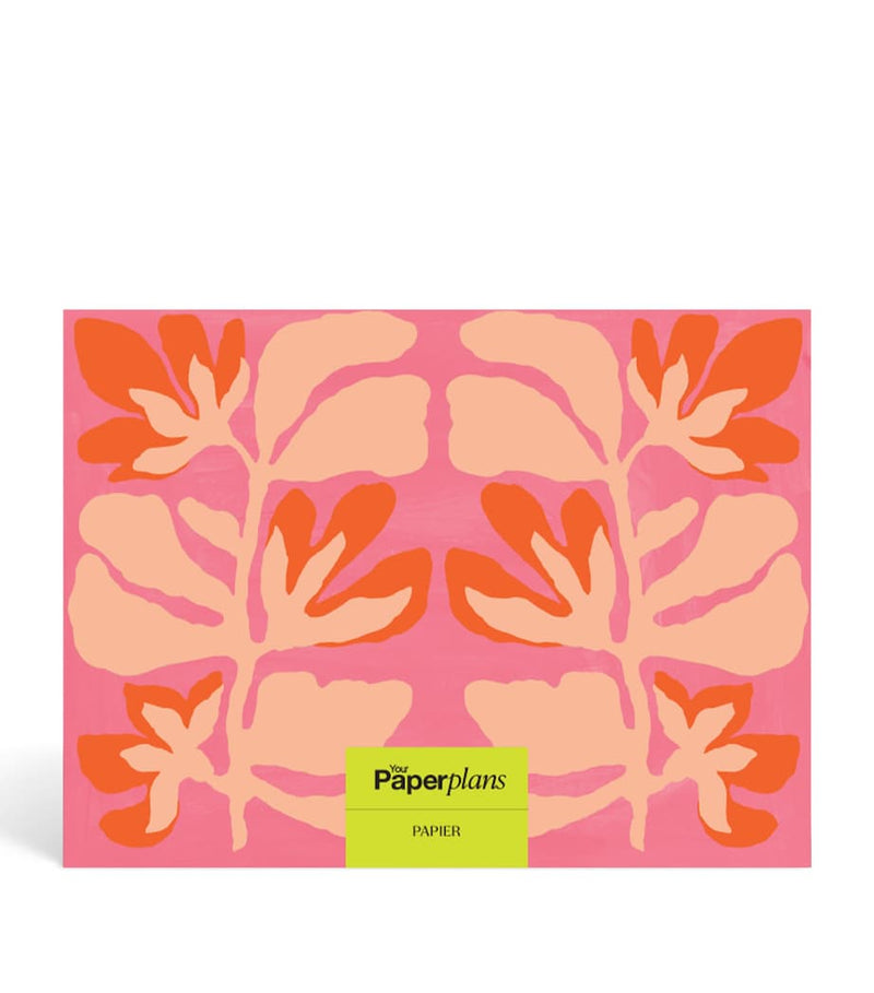 Papier Bright Floral Weekly Desk Planner