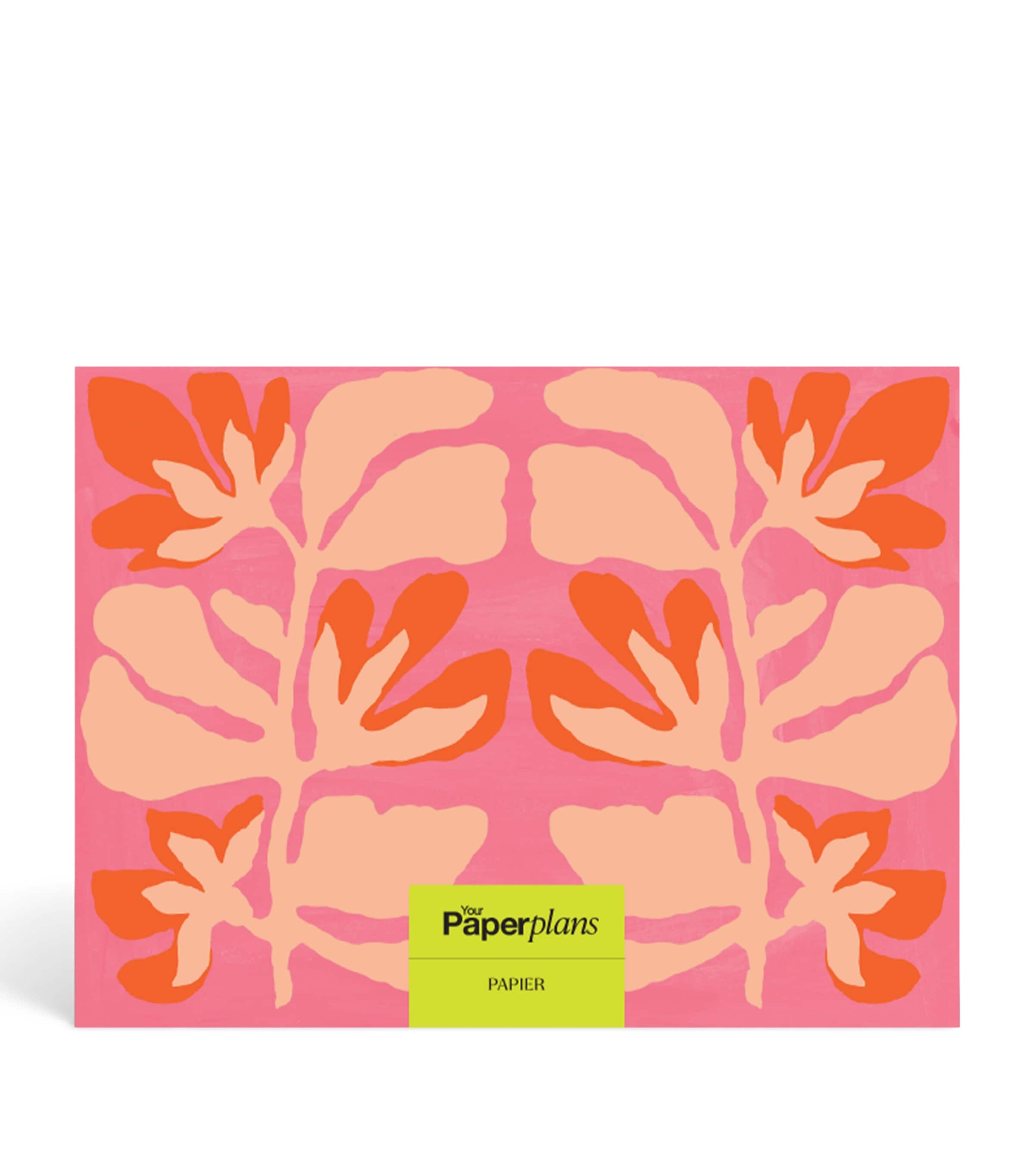 Papier Bright Floral Weekly Desk Planner