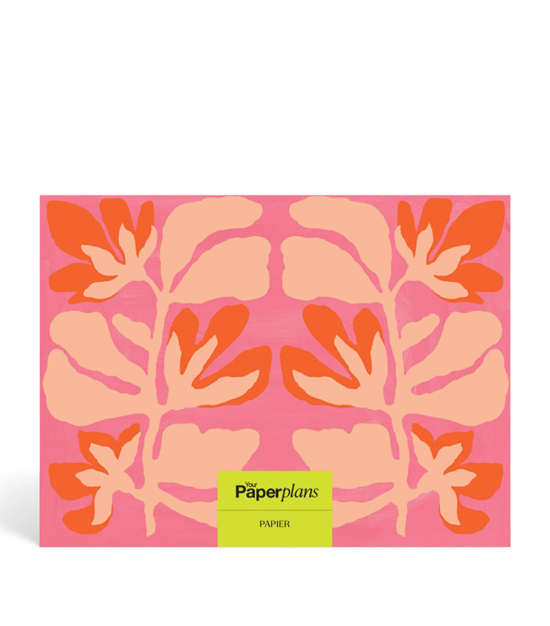 Papier Bright Floral Weekly Desk Planner