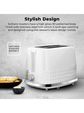 Tower White Solitaire 2 slice toaster (British brand)