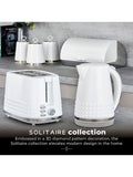 Tower White Solitaire 2 slice toaster (British brand)